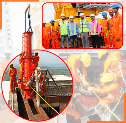 Orange Machine Tech sales and support services overview graphic